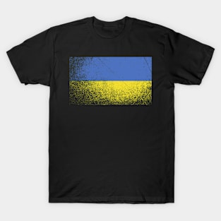 Vintage Distressed Ukraine Flag T-Shirt